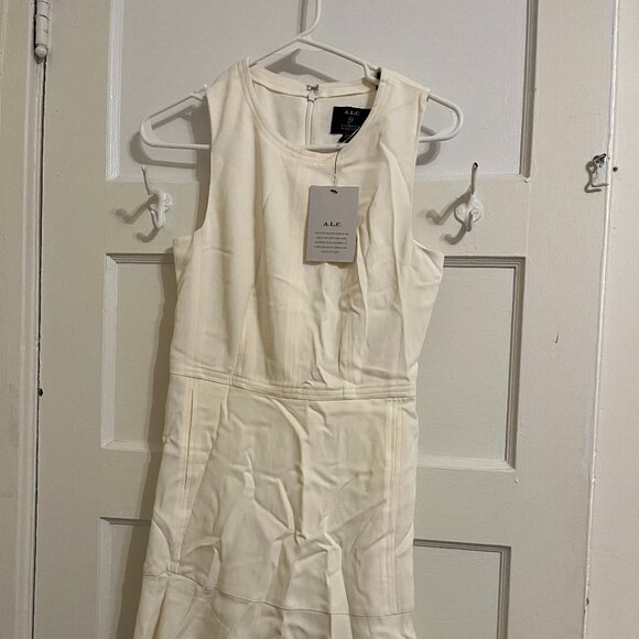 A.L.C. Barneys New York Sleeveless White Formal Dress - Picture 4 of 6